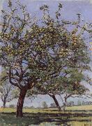 Ferdinand Hodler Apple trees oil on canvas